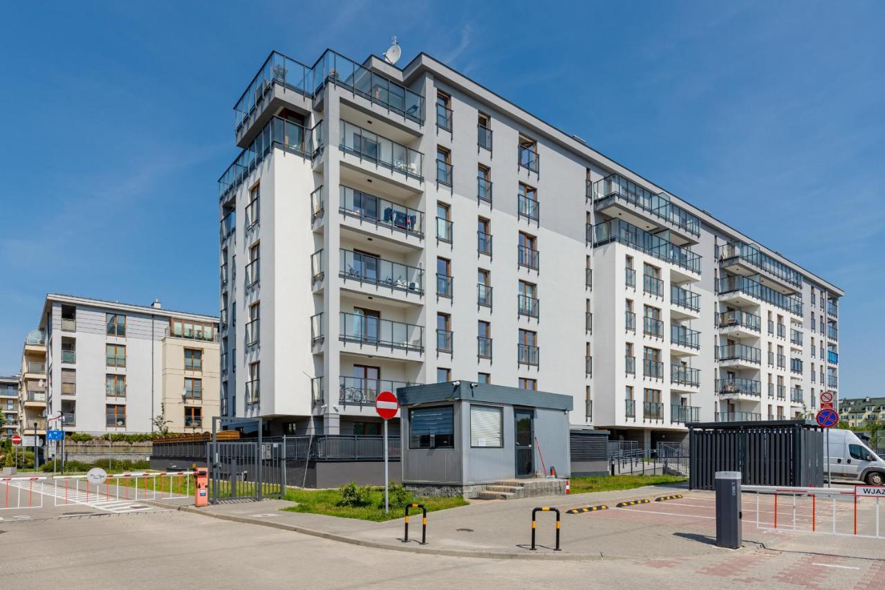 Ursus Sunny Studio For 4 Guests With Parking & Balcony By Noclegi Renters Warschau Buitenkant foto